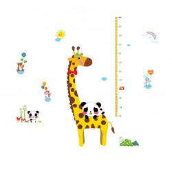 Sticker decorativ, masuratoare cu animalute 150 cm, 77STK Sticker decorativ, masuratoare cu animalute 150 cm, 77STK