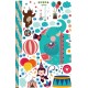 Sticker decorativ, masuratoare cu animalute  153 cm, 123STK