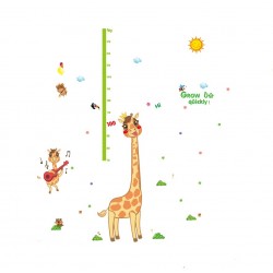Sticker decorativ , masuratoare cu animalute, 160 cm, 104STK Sticker decorativ , masuratoare cu animalute, 160 cm, 104STK