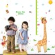 Sticker decorativ , masuratoare cu animalute, 160 cm, 104STK