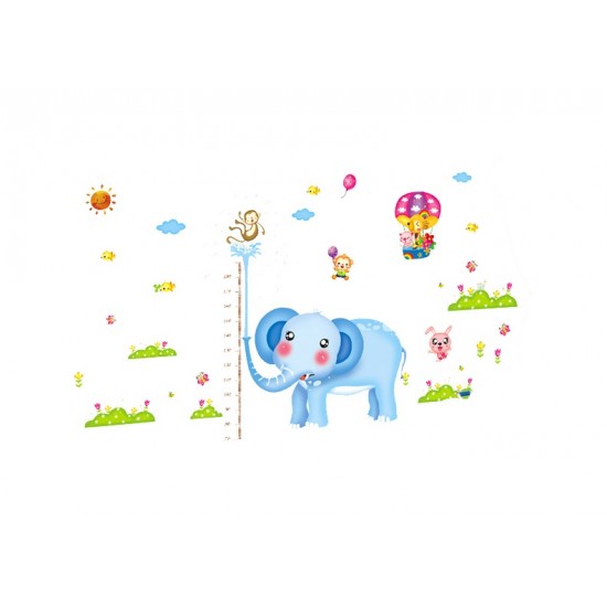 Sticker decorativ, masuratoare cu animalute 230 cm, 110STK Sticker decorativ, masuratoare cu animalute 230 cm, 110STK