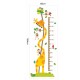 Sticker decorativ, masuratoare cu girafa si maimutele 160 cm, 61STK Sticker decorativ, masuratoare cu girafa si maimutele 160 cm, 61STK