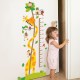 Sticker decorativ, masuratoare cu girafa si maimutele 160 cm, 61STK Sticker decorativ, masuratoare cu girafa si maimutele 160 cm, 61STK