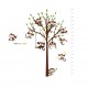 Sticker decorativ, masuratoare cu maimutele, 182 cm, 89STK Sticker decorativ, masuratoare cu maimutele, 182 cm, 89STK