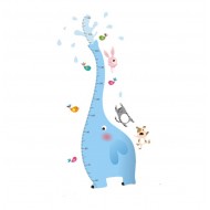 Sticker decorativ, masuratoare in forma de elefant 130 cm, 115STK