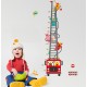 Sticker decorativ, masuratoare masina de pompieri 180 cm, 119STK Sticker decorativ, masuratoare masina de pompieri 180 cm, 119STK