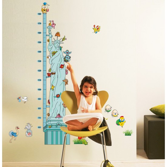 Sticker decorativ, masuratoare statuia libertatii 150 cm, 118STK