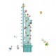 Sticker decorativ, masuratoare statuia libertatii 150 cm, 118STK