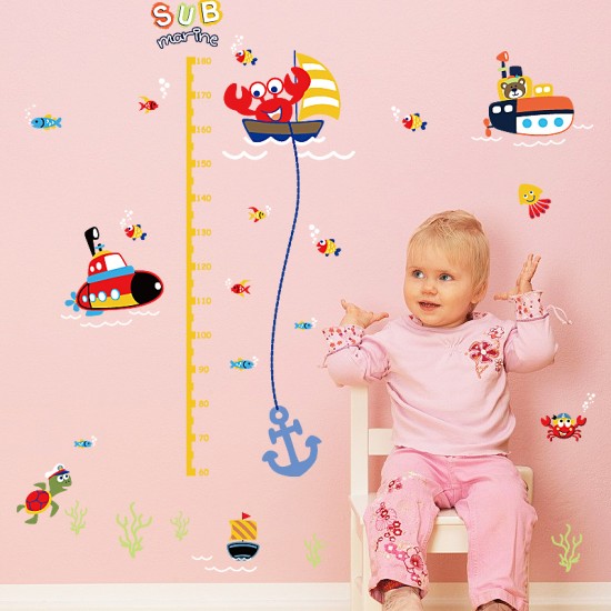 Sticker decorativ, masuratoare submarine  150 cm, 124STK