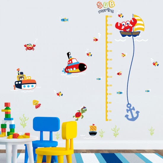 Sticker decorativ, masuratoare submarine  150 cm, 124STK