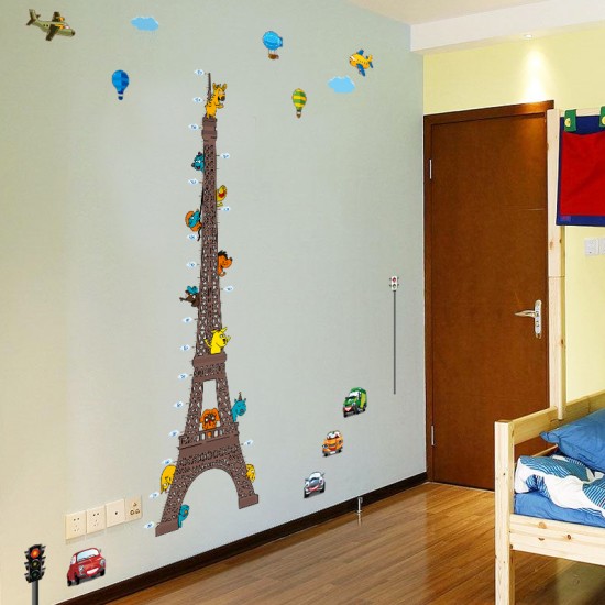 Sticker decorativ, masuratoare turnul Eiffel 210 cm, 120STK Sticker decorativ, masuratoare turnul Eiffel 210 cm, 120STK
