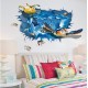 Sticker decorativ, ocean cu broscute 110 cm, 59STK