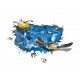 Sticker decorativ, ocean cu broscute 110 cm, 59STK