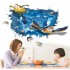 Sticker decorativ, ocean cu broscute 110 cm, 59STK