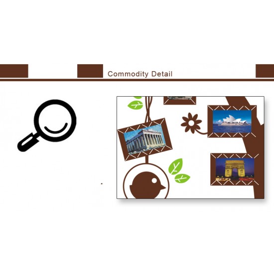 Sticker decorativ, pom cu 11 rame foto 110 cm, 114STK