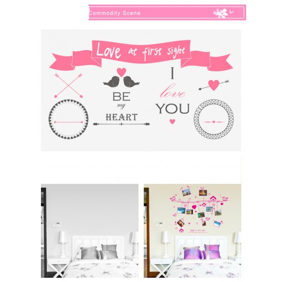 Sticker decorativ, sarma intinsa cu 9 rame foto 180 cm, 117STK