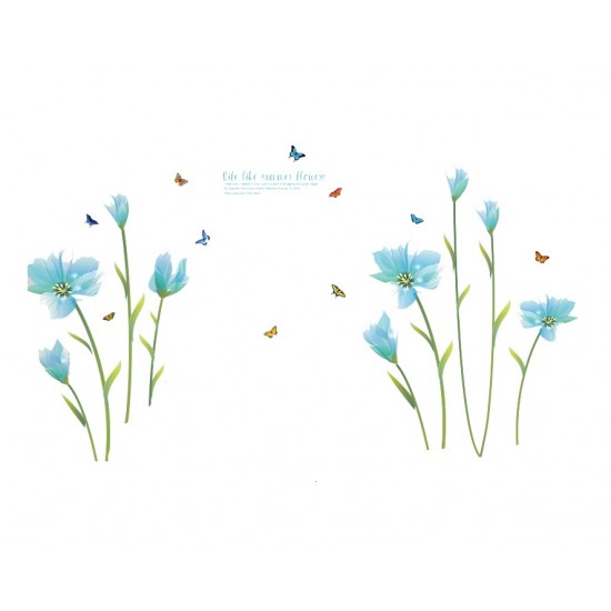 Sticker decorativ, summer flower 185 cm, 73STK Sticker decorativ, summer flower 185 cm, 73STK