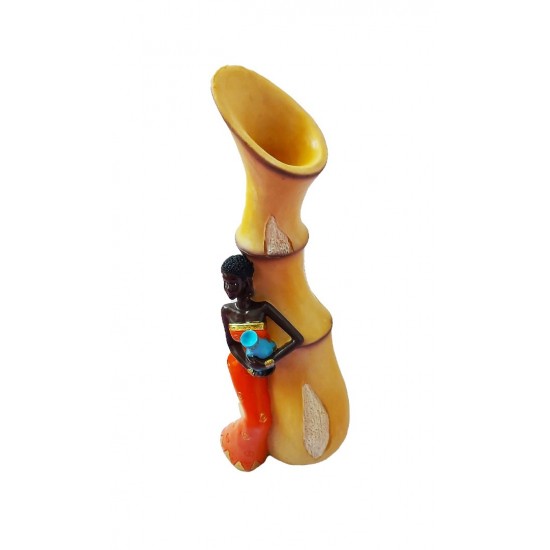Vaza decorativa, Africana, 38 cm, 334IZ Vaza decorativa, Africana, 38 cm, 334IZ