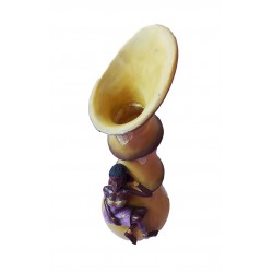 Vaza decorativa, Africana, 38 cm, 338IZ