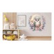 Sticker decorativ, Bufnita, Multicolor, 62 cm, 1296STK Sticker decorativ, Bufnita, Multicolor, 62 cm, 1296STK