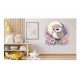 Sticker decorativ, Bufnita, Multicolor, 60 cm, 1296STK-2