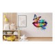 Sticker decorativ, Buze, Rosu, 75 cm, 1299STK