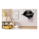 Sticker decorativ, Buze, Negru, 62 cm, 1301STK-5 Sticker decorativ, Buze, Negru, 62 cm, 1301STK-5