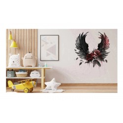 Sticker decorativ, Aripi, Negru, 61 cm, 1303STK-1 Sticker decorativ, Aripi, Negru, 61 cm, 1303STK-1