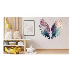 Sticker decorativ, Aripi, Verde, 60 cm, 1303STK-10 Sticker decorativ, Aripi, Verde, 60 cm, 1303STK-10