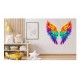 Sticker decorativ, Aripi, Portocaliu, 60 cm, 1303STK-5
