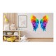 Sticker decorativ, Aripi, Albastru, 63 cm, 1303STK-6