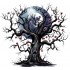 Sticker decorativ, Halloween, Waterproof, Negru, 60 cm, 1306STK-16
