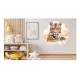 Sticker decorativ, Tigru, Portocaliu, 63 cm, 1307STK-7 Sticker decorativ, Tigru, Portocaliu, 63 cm, 1307STK-7
