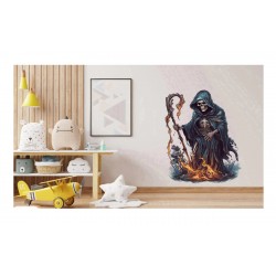 Sticker decorativ, Halloween, Negru, 80 cm, 1308STK-10