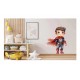 Sticker decorativ Baiat Supererou, Rosu, 83 cm, 1309STK-6