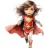 Sticker decorativ Fata Supererou, Rosu, 71 cm, 1310STK-11