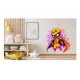 Sticker decorativ Baiat Supererou, Portocaliu, 61 cm, 1311STK
