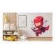 Sticker decorativ Baiat Supererou, Rosu, 62 cm, 1311STK-3 Sticker decorativ Baiat Supererou, Rosu, 62 cm, 1311STK-3