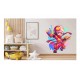 Sticker decorativ Baiat Supererou, Rosu, 63 cm, 1311STK-6 Sticker decorativ Baiat Supererou, Rosu, 63 cm, 1311STK-6