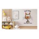 Sticker decorativ Pisica, Gri, 76 cm, 1313STK-6 Sticker decorativ Pisica, Gri, 76 cm, 1313STK-6
