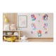 Sticker decorativ Waterproof cu Unicorni, 83x60 cm, 1314STK-3 Sticker decorativ Waterproof cu Unicorni, 83x60 cm, 1314STK-3