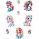 Sticker decorativ Waterproof cu Unicorni, 83x60 cm, 1314STK-3 Sticker decorativ Waterproof cu Unicorni, 83x60 cm, 1314STK-3