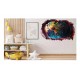 Sticker decorativ, Planeta, Albastru, 90 cm, 1315STK-4