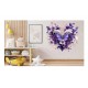 Sticker decorativ Fluture, Mov, 61 cm, 1316STK-2 Sticker decorativ Fluture, Mov, 61 cm, 1316STK-2