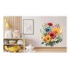 Sticker decorativ, Flori Salbatice, Galben, 60 cm, 1319STK-6 Sticker decorativ, Flori Salbatice, Galben, 60 cm, 1319STK-6