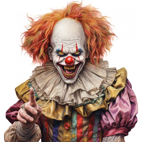 Sticker decorativ, Horror, Multicolor, 63 cm, 1321STK-15 Sticker decorativ, Horror, Multicolor, 63 cm, 1321STK-15
