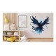 Sticker decorativ, Pasarea Phoenix, Negru, 61 cm, 1323STK Sticker decorativ, Pasarea Phoenix, Negru, 61 cm, 1323STK