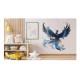 Sticker decorativ, Pasarea Phoenix, Turcoaz, 61 cm, 1323STK-6 Sticker decorativ, Pasarea Phoenix, Turcoaz, 61 cm, 1323STK-6