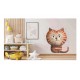 Sticker decorativ, Pisica, Portocaliu, 61 cm, 1326STK-4 Sticker decorativ, Pisica, Portocaliu, 61 cm, 1326STK-4