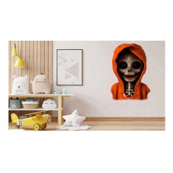 Sticker decorativ, Schelet, Portocaliu, 90 cm, 1329STK Sticker decorativ, Schelet, Portocaliu, 90 cm, 1329STK